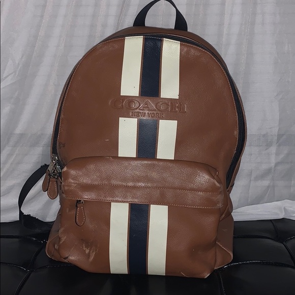 Coach Other - Coach Leather Bookbag/Backpack Brown